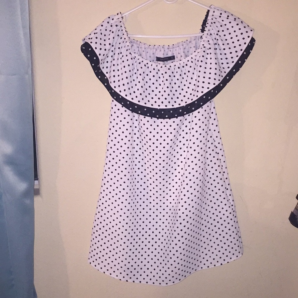 Zara off the shoulder dress